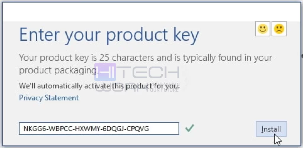 Apply a working Microsoft Office 2016 product key
