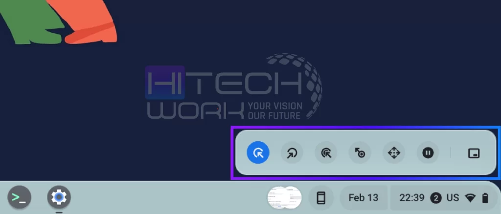 Chromebook Autoclicker Menu