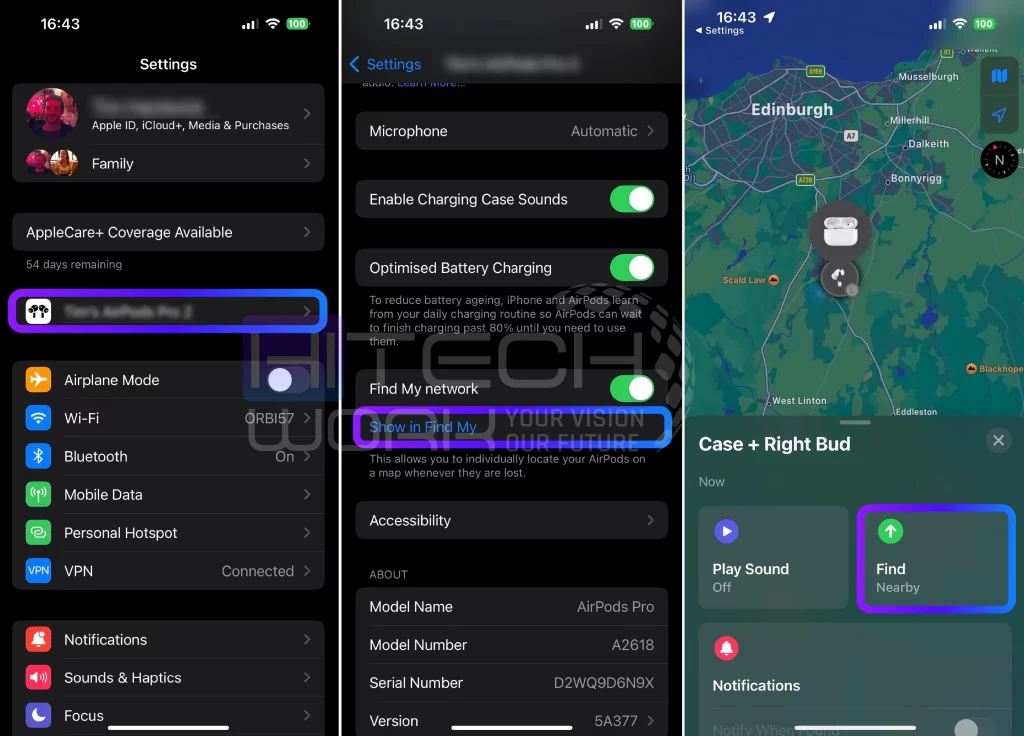 How to Find your Airpod Case using Find My App