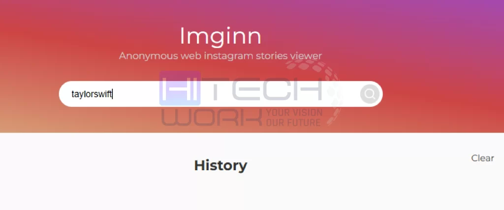 Type and enter the username