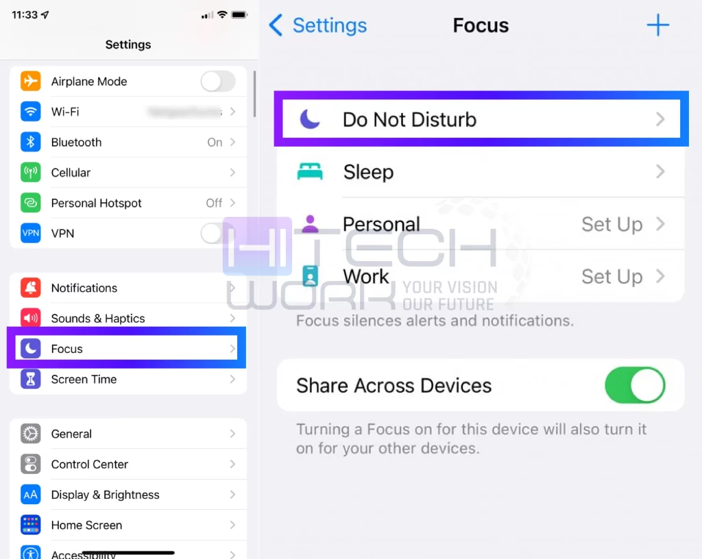 How to Turn Off Do Not Disturb on iPhone (iOS 15 or Latest) via Settings App