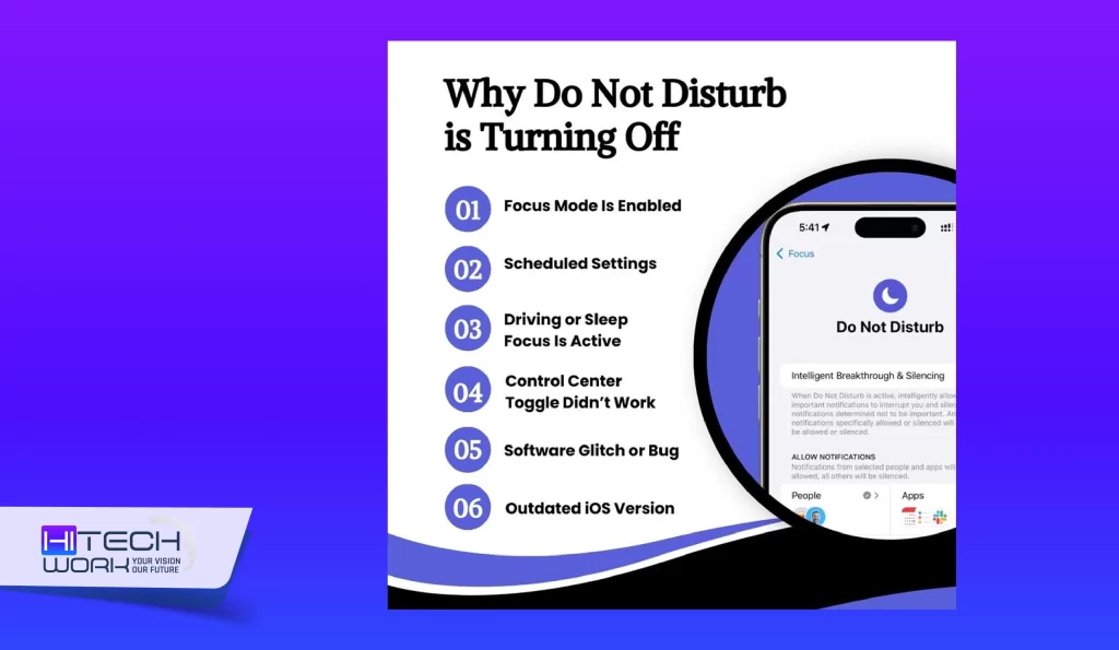 Why won’t my iPhone Turn Off Do Not Disturb