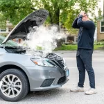 temporary fix for overheating car