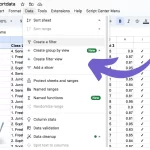 How to Sort in Google Sheets
