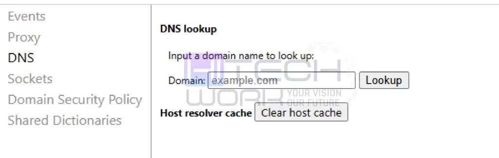 How to Flush DNS Cache on ChromeOS