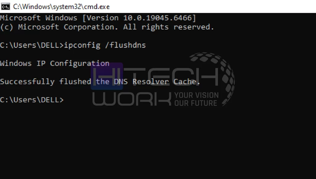 How to Flush DNS Cache in Windows