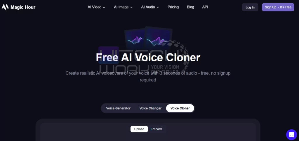 Magic Hour AI Voice Cloner