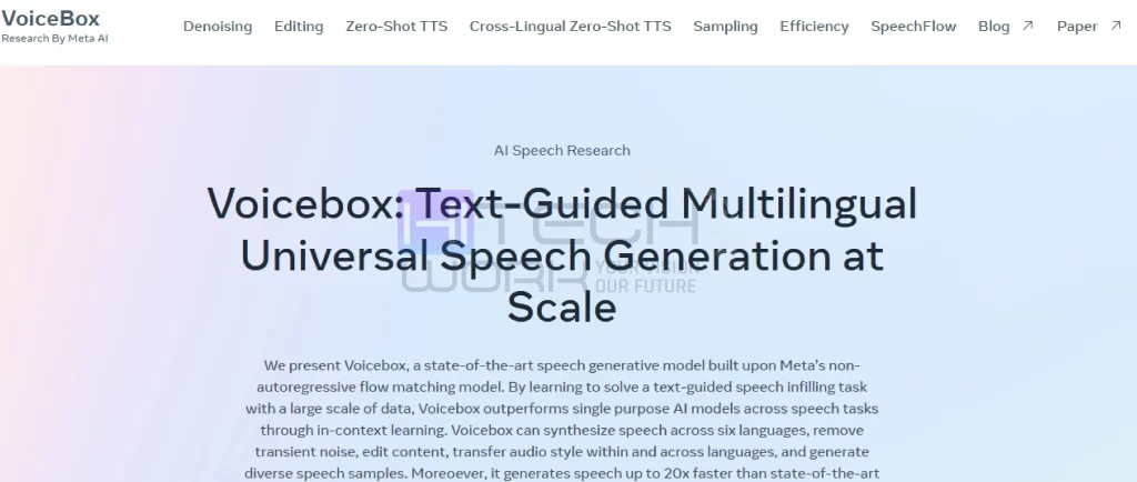Meta Voicebox
