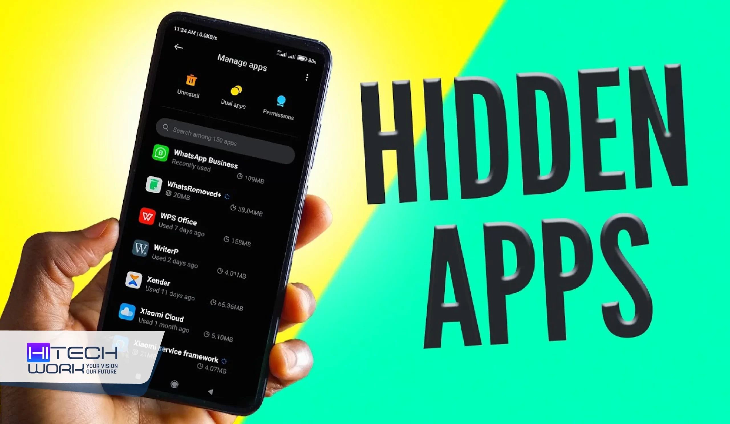 how to find hidden apps on android
