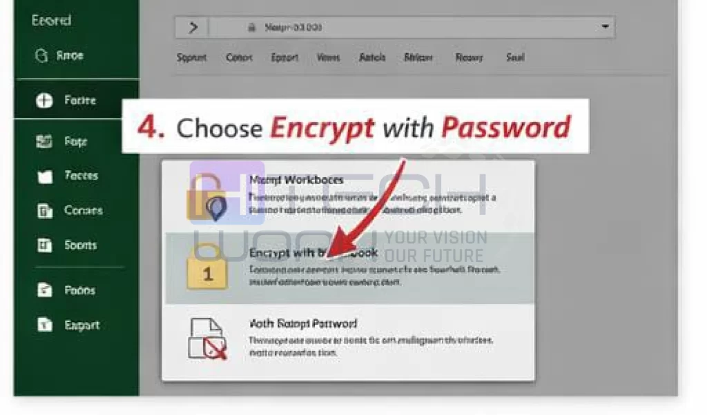 Choose Encrypt with Password
