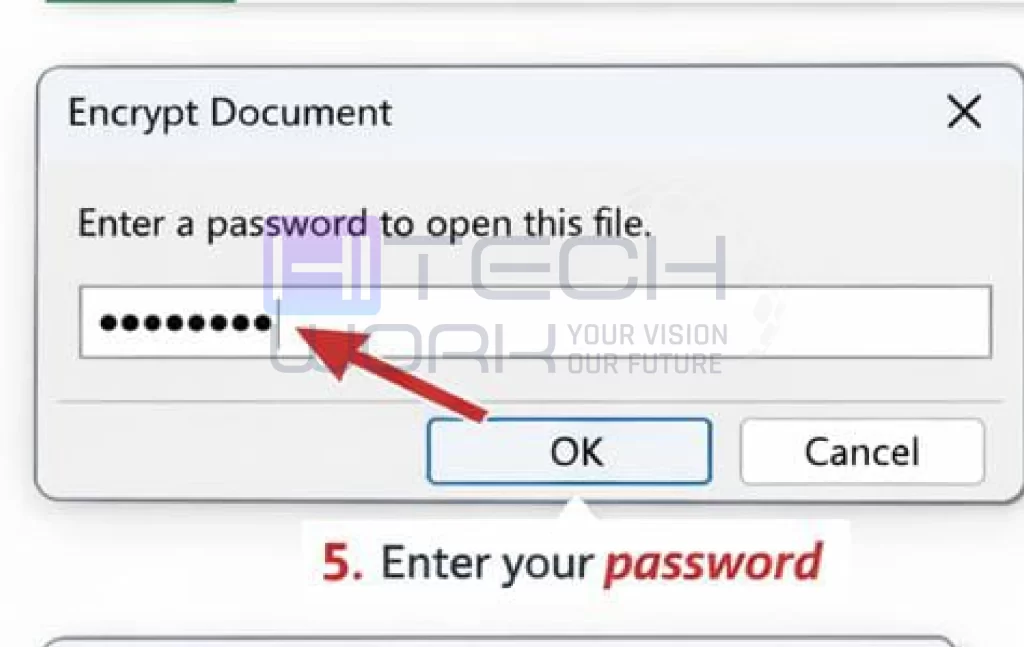 Enter a strong password