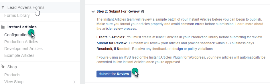 Submit for Review