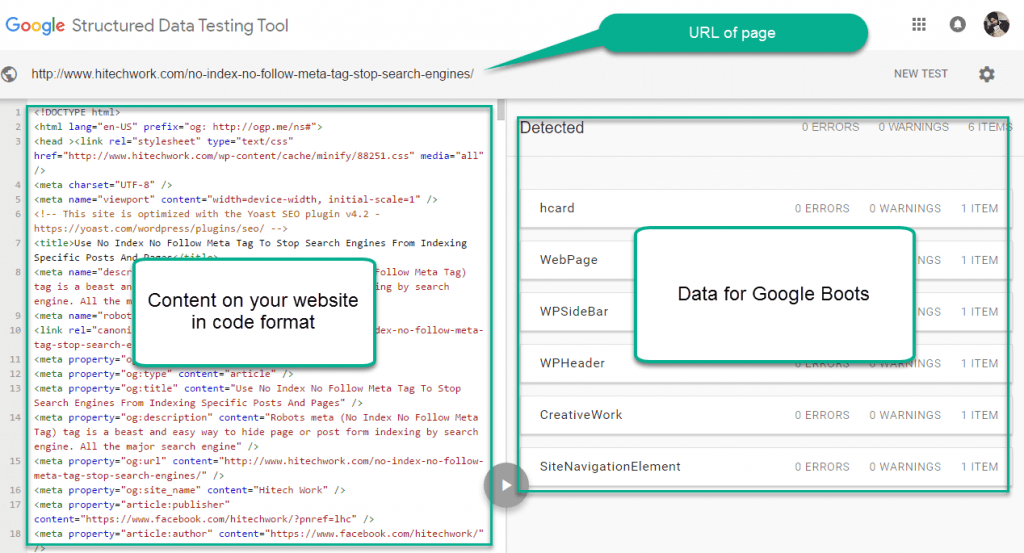 structure data testing tool live