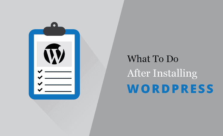 Do these Setting after wordpress insatll