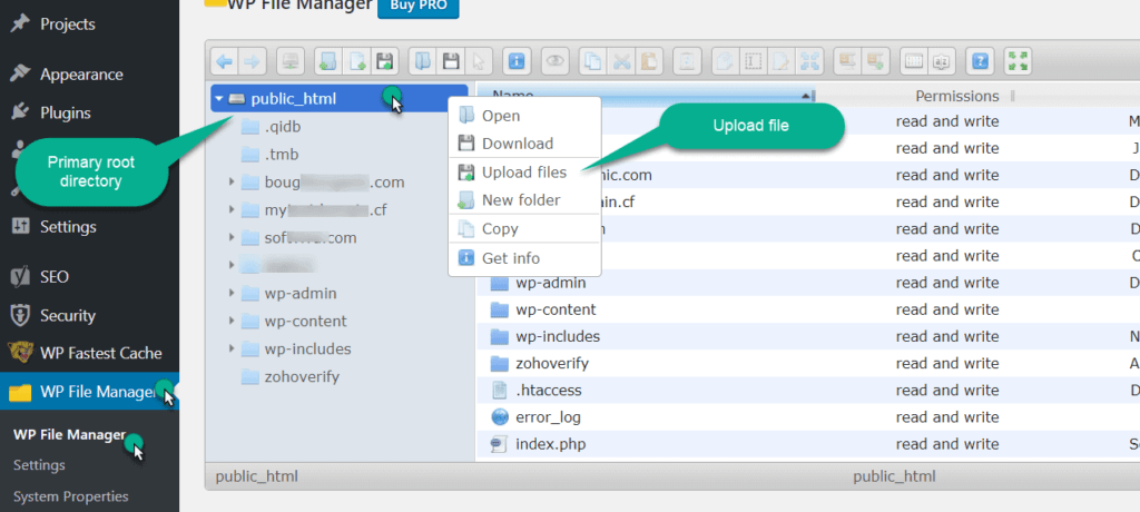 upload file using plugin