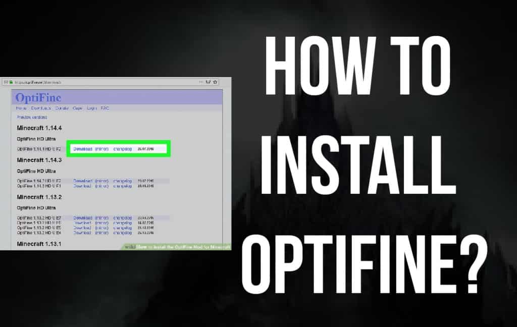 optifine install guide