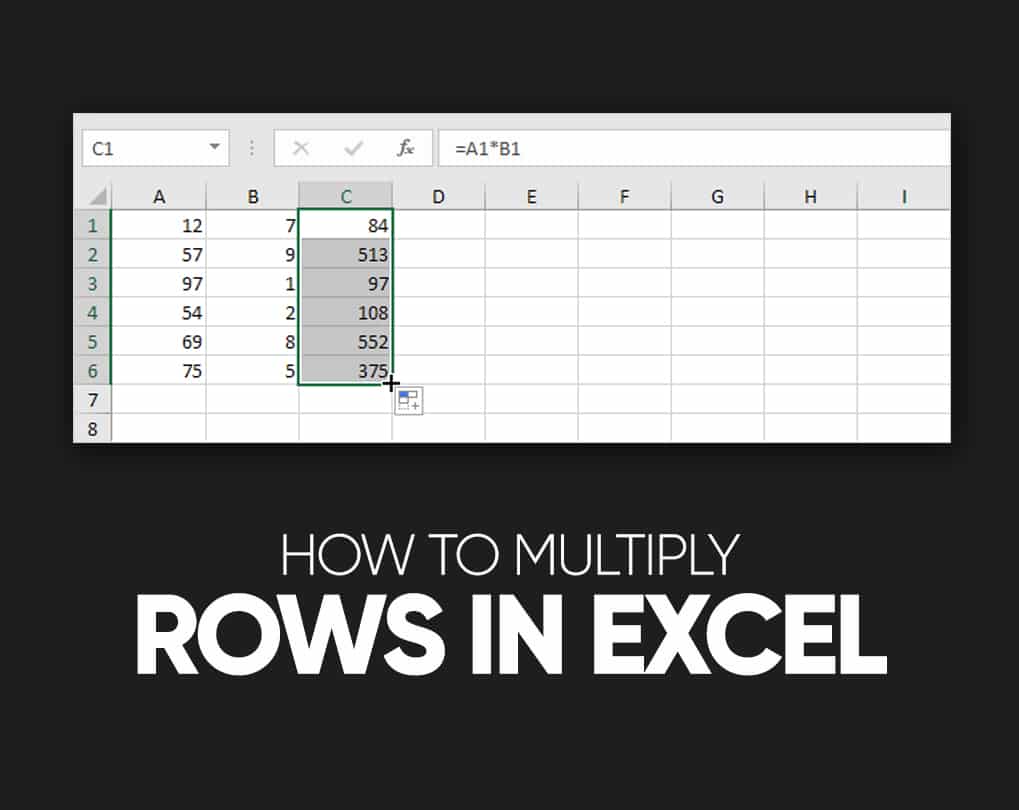 How To Multiply Cells In Excel