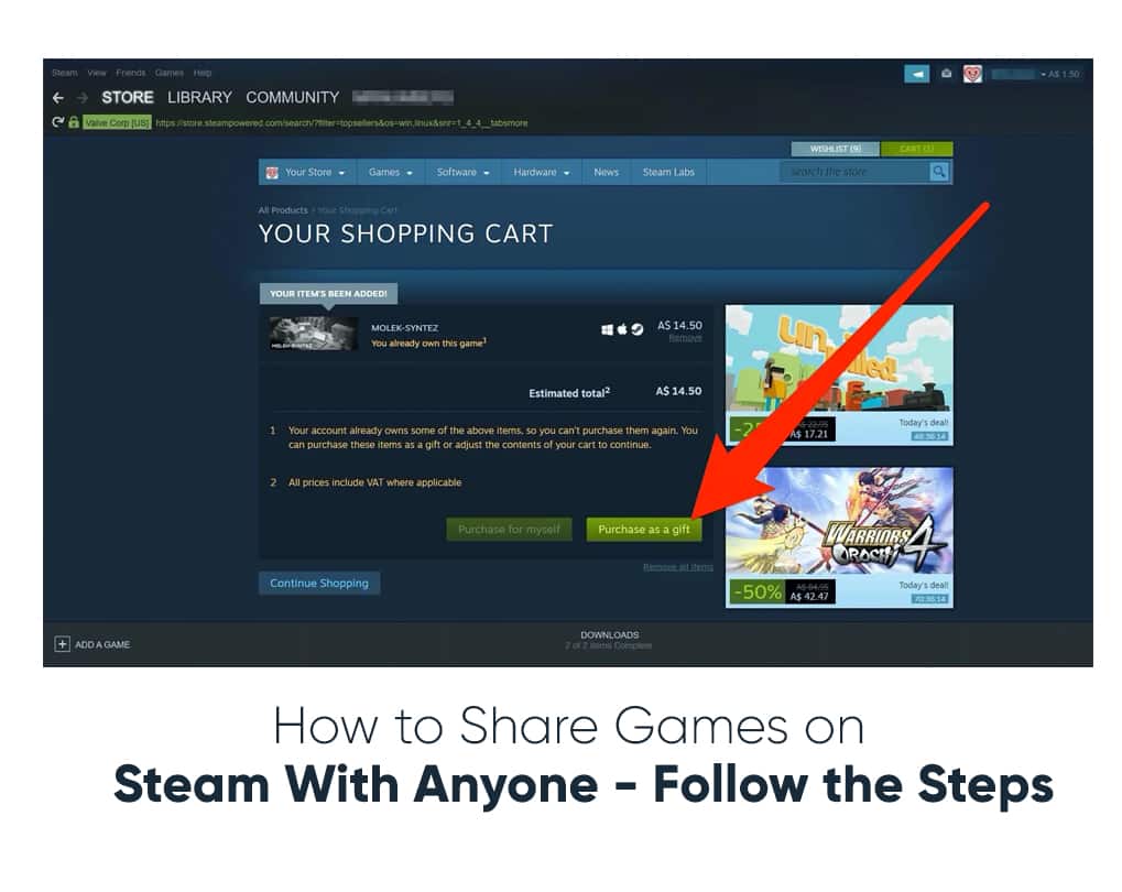 How To Share Games On Steam