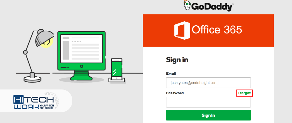 Reset GoDaddy Workspace Email Password