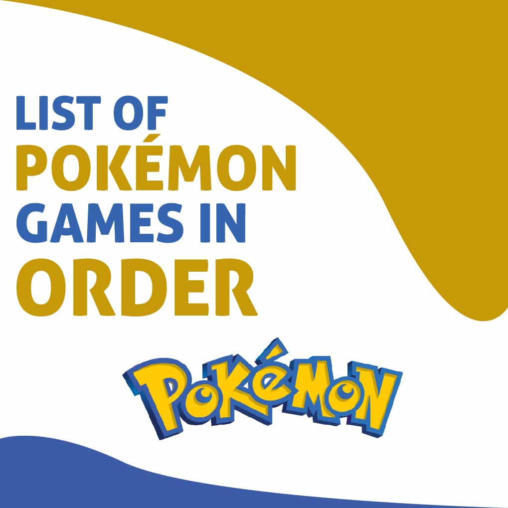 Pokemon Games In Order