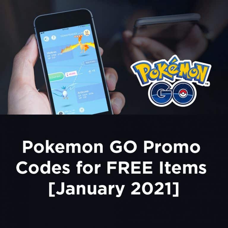 Pokemon GO Promo Codes for FREE Items [January 2021]