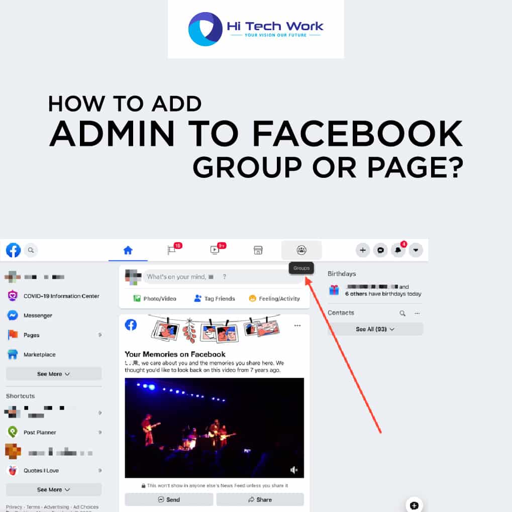 facebook report post to group admin