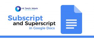 How To Add Superscript In Google Docs