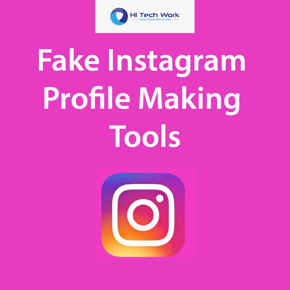how to make a fake instagram profile
