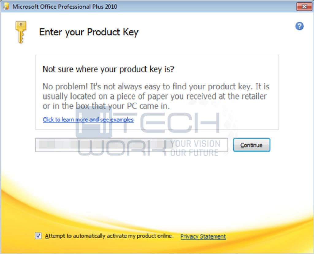 Activate Microsoft Office 2010 Using Product Key