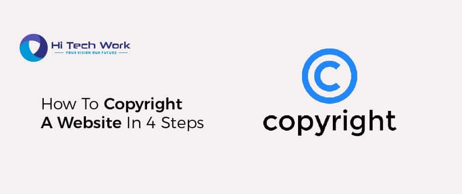 Copyright A Website In 4 Steps