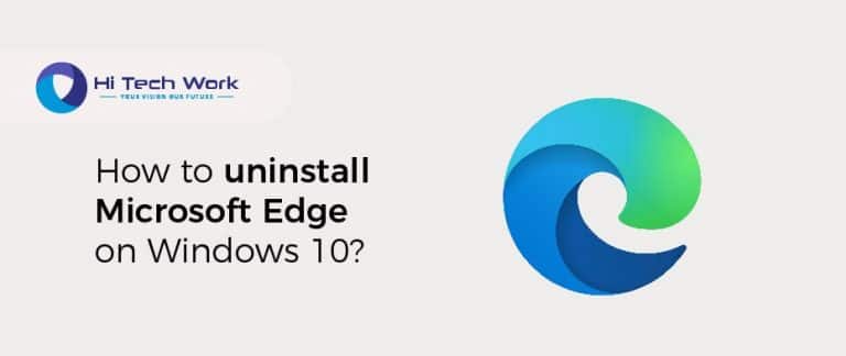 uninstall microsoft edge windows 10