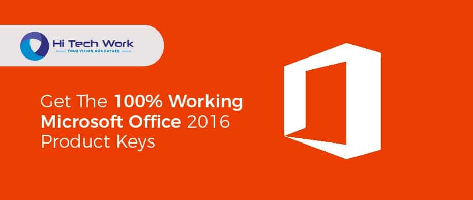 Microsoft Office 2016 Product Key for You (100% Working)