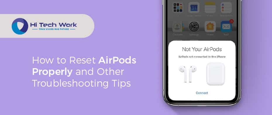 How to reset Airpods