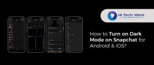 How to turn on dark mode on snapchat