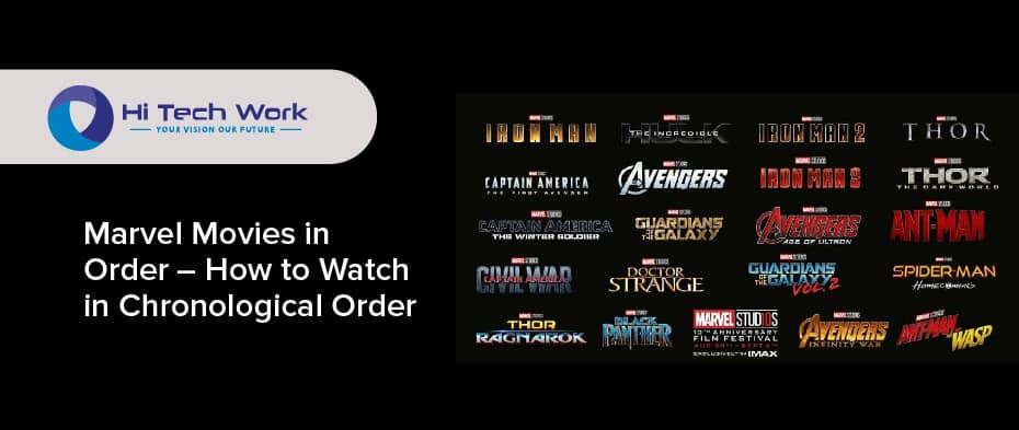 Marvel movies in order to watch