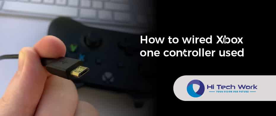 How to wired Xbox one controller used