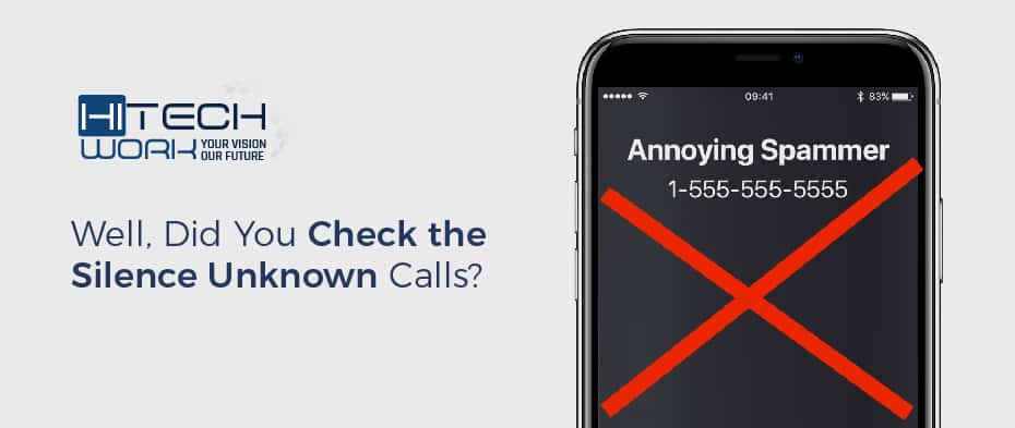 how to unsilence unknown calls on iphone