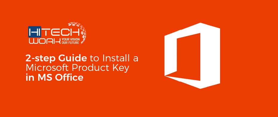 Install a Microsoft Product Key in MS Office