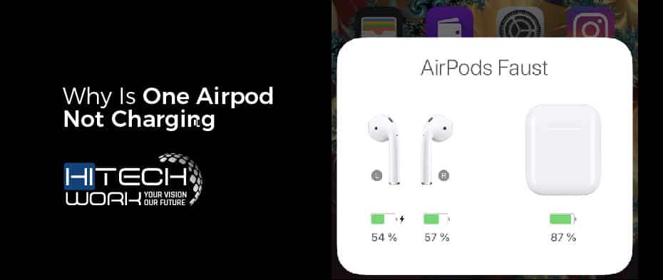 one airpod pro not charging