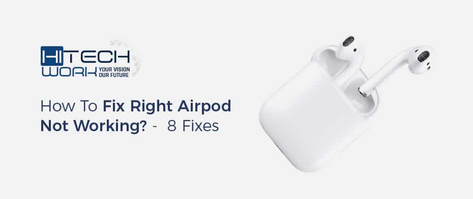 right airpod pro not working