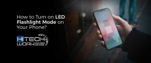 turn on LED flashlight