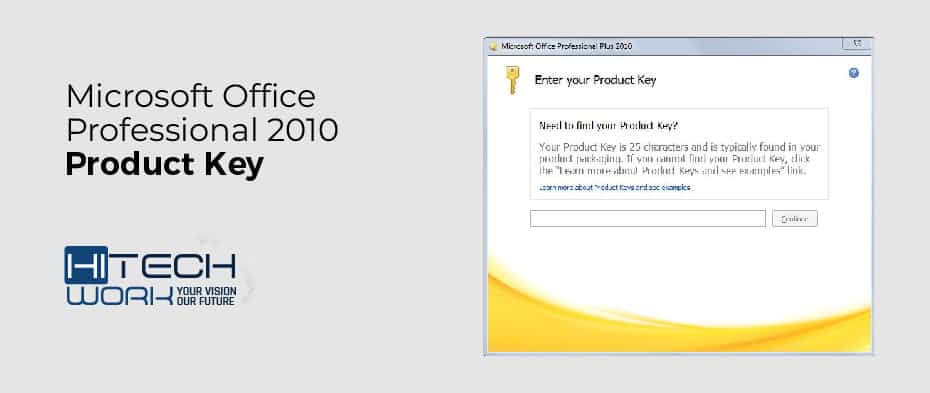 Microsoft Office Professional 2010 Product Key