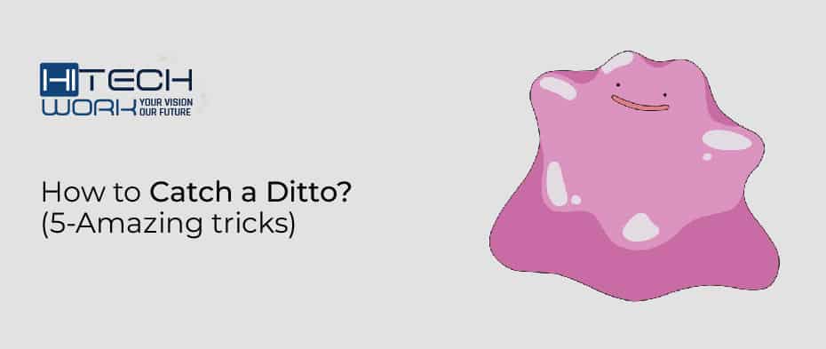 how to catch a ditto