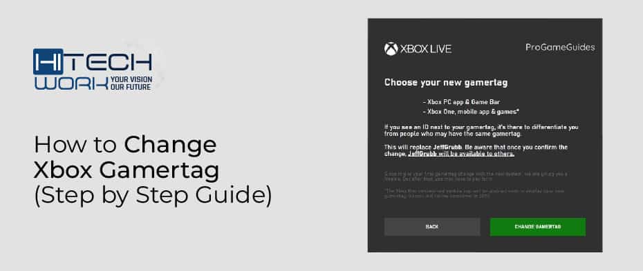 how to change Xbox Gamertag