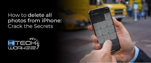 how to delete all photos from iPhone