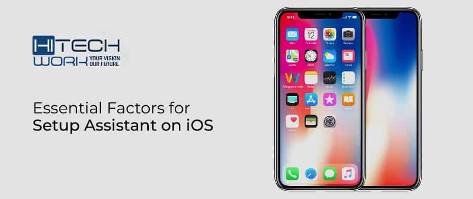 how to get to ios setup assistant