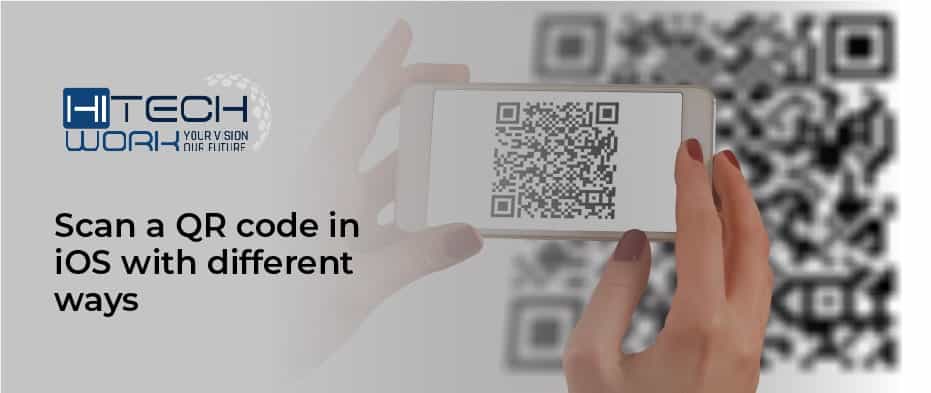 how to scan a qr code picture on iphone