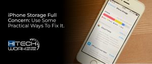iphone storage full