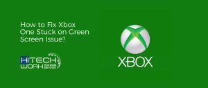 xbox one s stuck on green screen