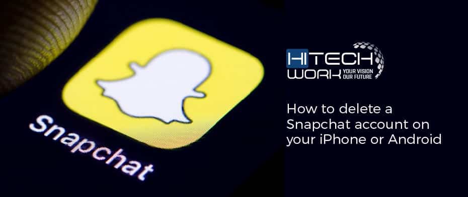 how to delete a snap account